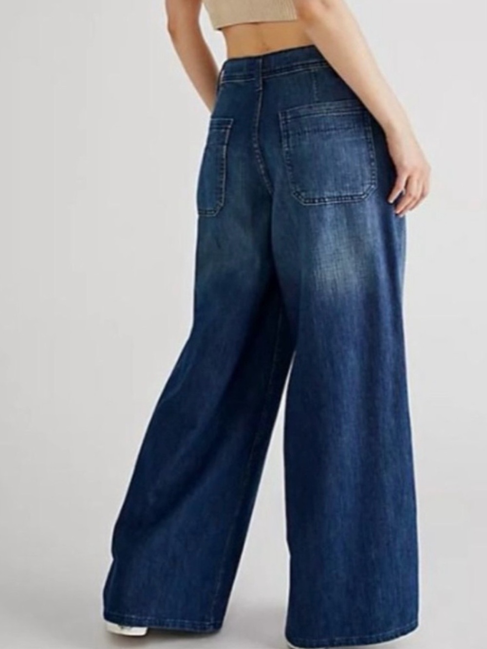 Free People We The Free Charlie Wide-Leg Jeans Size 27 - Picture 4 of 14